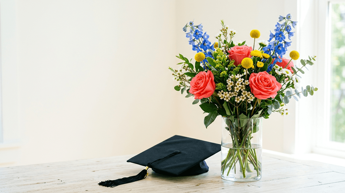 Flores de graduación